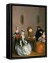 Group Preparing to Go to a Masked Ball-Giuseppe Gobbis-Framed Stretched Canvas