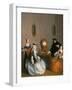 Group Preparing to Go to a Masked Ball-Giuseppe Gobbis-Framed Giclee Print