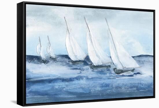 Group Sail IV-Chris Paschke-Framed Stretched Canvas