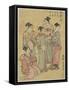 Group Singers, 1781-1806-Kitagawa Utamaro-Framed Stretched Canvas