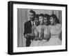 Group Singing on "American Bandstand"-null-Framed Photographic Print