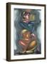 Group with Blue Ecstasy-Oskar Schlemmer-Framed Giclee Print