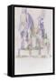 Groupe d'Arbres, c.1895-1900-Paul Cézanne-Framed Stretched Canvas