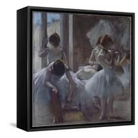 Groupe de danseuses-Edgar Degas-Framed Stretched Canvas