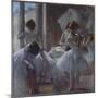 Groupe de danseuses-Edgar Degas-Mounted Giclee Print