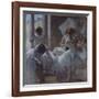 Groupe de danseuses-Edgar Degas-Framed Giclee Print