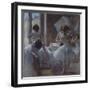 Groupe de danseuses-Edgar Degas-Framed Giclee Print