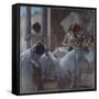 Groupe de danseuses-Edgar Degas-Framed Stretched Canvas