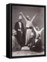 Groupe de derviches tourneurs-A. Pascal Sebah-Framed Stretched Canvas