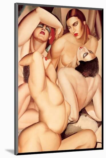 Groupe de Quatre Nus-Tamara de Lempicka-Mounted Premium Giclee Print