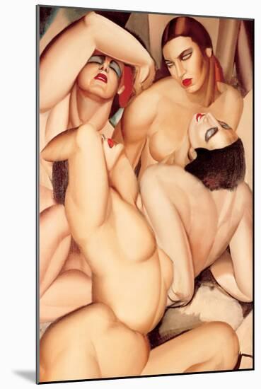 Groupe de Quatre Nus-Tamara de Lempicka-Mounted Premium Giclee Print