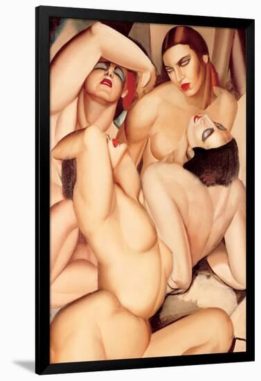 Groupe de Quatre Nus-Tamara de Lempicka-Framed Premium Giclee Print