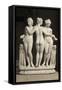 Groupe statuaire  : Les Trois grâces-null-Framed Stretched Canvas