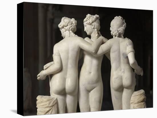 Groupe statuaire  : Les Trois grâces-null-Stretched Canvas