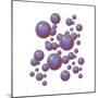 Grouping of Virus Particles-null-Mounted Premium Giclee Print