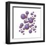 Grouping of Virus Particles-null-Framed Art Print
