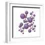 Grouping of Virus Particles-null-Framed Art Print