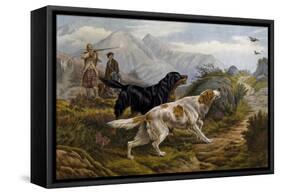 Grouse Hunting, 1880-Basil Bradley-Framed Stretched Canvas