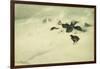 Grouse in a Snow Storm, 1890-Bruno Andreas Liljefors-Framed Giclee Print