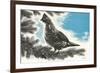 Grouse in Fir Tree-null-Framed Art Print