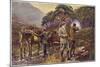 Grouse Shoot 1912-null-Mounted Art Print