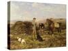 Grouse Shooting, 1901-Heywood Hardy-Stretched Canvas