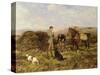 Grouse Shooting, 1901-Heywood Hardy-Stretched Canvas