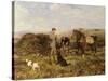 Grouse Shooting, 1901-Heywood Hardy-Stretched Canvas