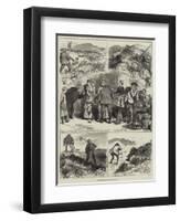 Grouse-Shooting-null-Framed Giclee Print