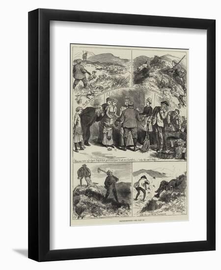 Grouse-Shooting-null-Framed Giclee Print