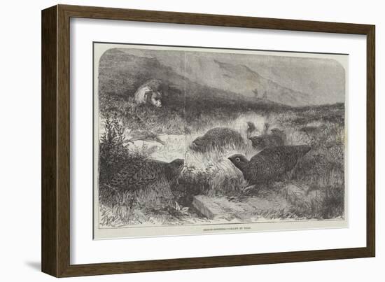 Grouse-Shooting-null-Framed Giclee Print