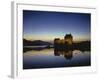 GrovŸbritanien, Schottland, Eilean Donan Castle Mit, Loch Duich Am Abend, Abendstimmung, Burg, See-Thonig-Framed Photographic Print