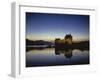 GrovŸbritanien, Schottland, Eilean Donan Castle Mit, Loch Duich Am Abend, Abendstimmung, Burg, See-Thonig-Framed Photographic Print