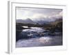 GrovŸbritannien, Schottland, Strathclyde, Rannoch Moor, River Ba , Natur, Berglandschaft-Thonig-Framed Photographic Print