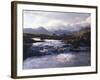 GrovŸbritannien, Schottland, Strathclyde, Rannoch Moor, River Ba , Natur, Berglandschaft-Thonig-Framed Photographic Print