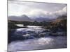 GrovŸbritannien, Schottland, Strathclyde, Rannoch Moor, River Ba , Natur, Berglandschaft-Thonig-Mounted Photographic Print