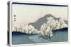 Grove of Cherry Trees, Japanese Wood-Cut Print-Lantern Press-Stretched Canvas