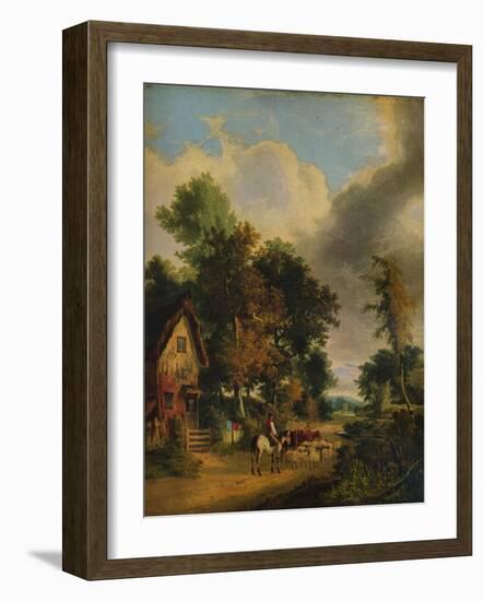 'Grove Scene, Norwich', c1827, (1938)-George Vincent-Framed Giclee Print