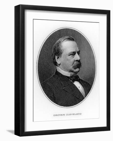 Grover Cleveland 22nd and 24th Us President-null-Framed Photographic Print