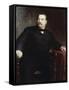 Grover Cleveland, (President 1885-1889)-Eastman Johnson-Framed Stretched Canvas