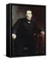 Grover Cleveland, (President 1885-1889)-Eastman Johnson-Framed Stretched Canvas