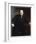 Grover Cleveland, (President 1885-1889)-Eastman Johnson-Framed Premium Giclee Print