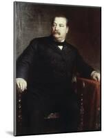 Grover Cleveland, (President 1885-1889)-Eastman Johnson-Mounted Giclee Print