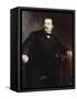 Grover Cleveland, (President 1885-1889)-Eastman Johnson-Framed Stretched Canvas