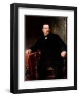 Grover Cleveland-Eastman Johnson-Framed Giclee Print