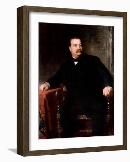 Grover Cleveland-Eastman Johnson-Framed Giclee Print