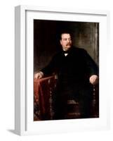 Grover Cleveland-Eastman Johnson-Framed Giclee Print