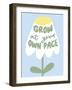 Grow at Your Pace-Beth Cai-Framed Photographic Print