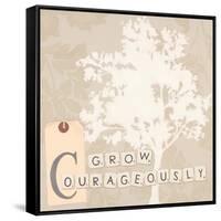 Grow Courageously-Marco Fabiano-Framed Stretched Canvas