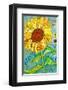 Grow Sunflower-null-Framed Art Print